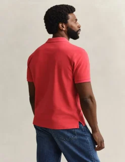 Pure Cotton Pique Polo Shirt