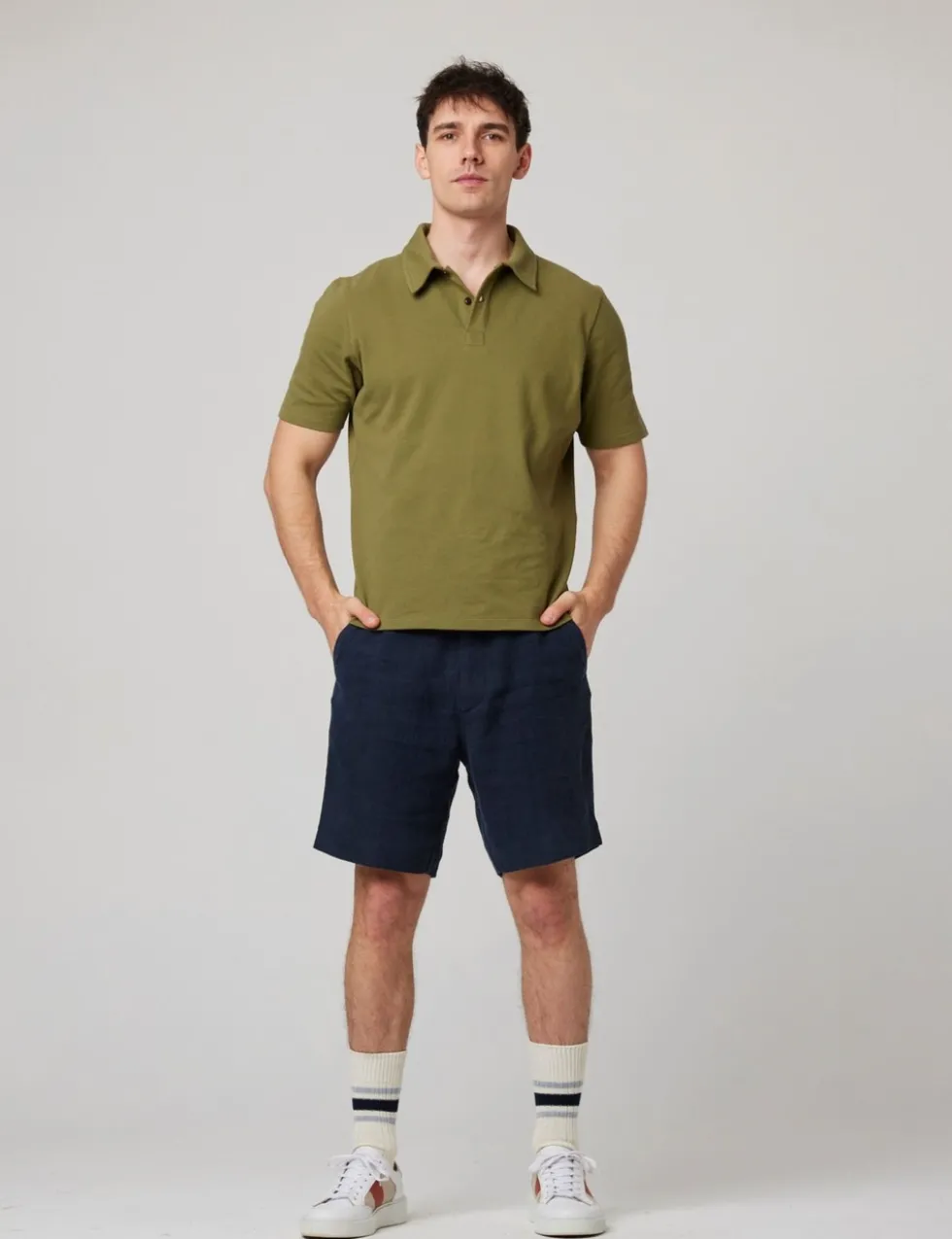 Pure Cotton Pique Polo Shirt