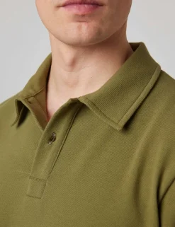 Pure Cotton Pique Polo Shirt