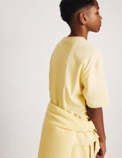 Pure Cotton Plain T-Shirt (6-16 Yrs)