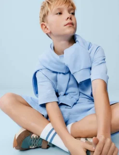 Pure Cotton Plain T-Shirt (6-16 Yrs)