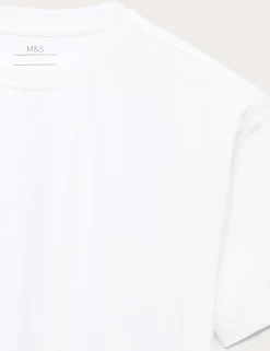Pure Cotton Plain T-Shirt (6-16 Yrs)