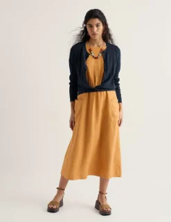 Pure Cotton Pointelle Relaxed Cardigan