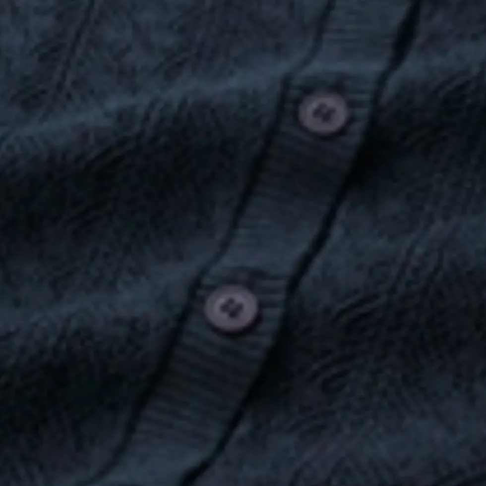 Pure Cotton Pointelle Relaxed Cardigan
