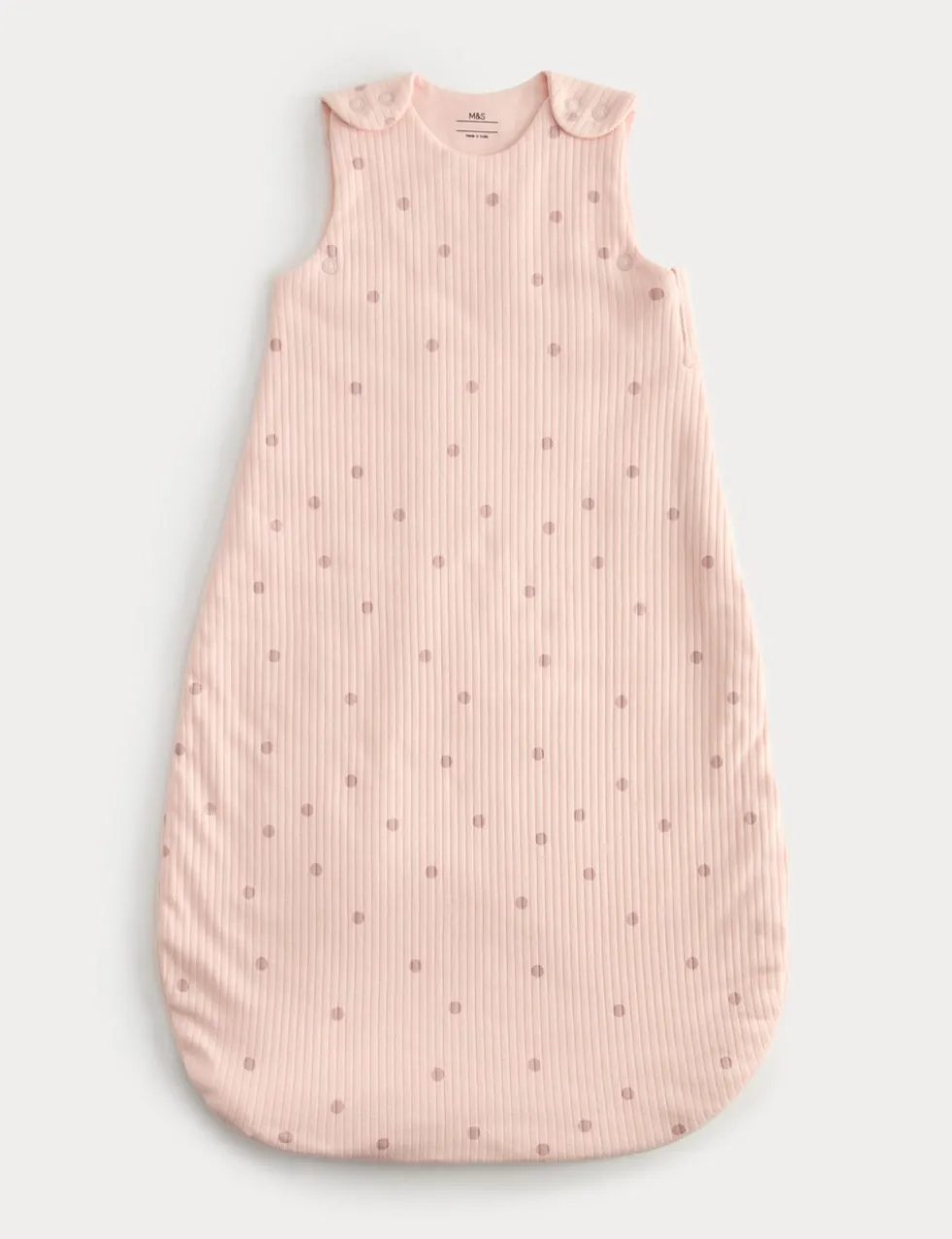 Pure Cotton Polka Dot 1.5 Tog Sleeping Bag (0-3 Yrs)