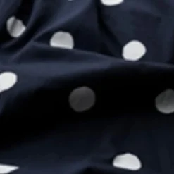 Pure Cotton Polka Dot Midi Skater Dress