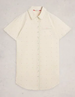 Pure Cotton Polka Dot Nightshirt