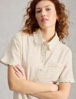 Pure Cotton Polka Dot Nightshirt