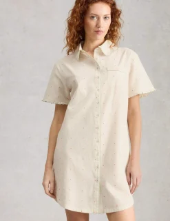 Pure Cotton Polka Dot Nightshirt