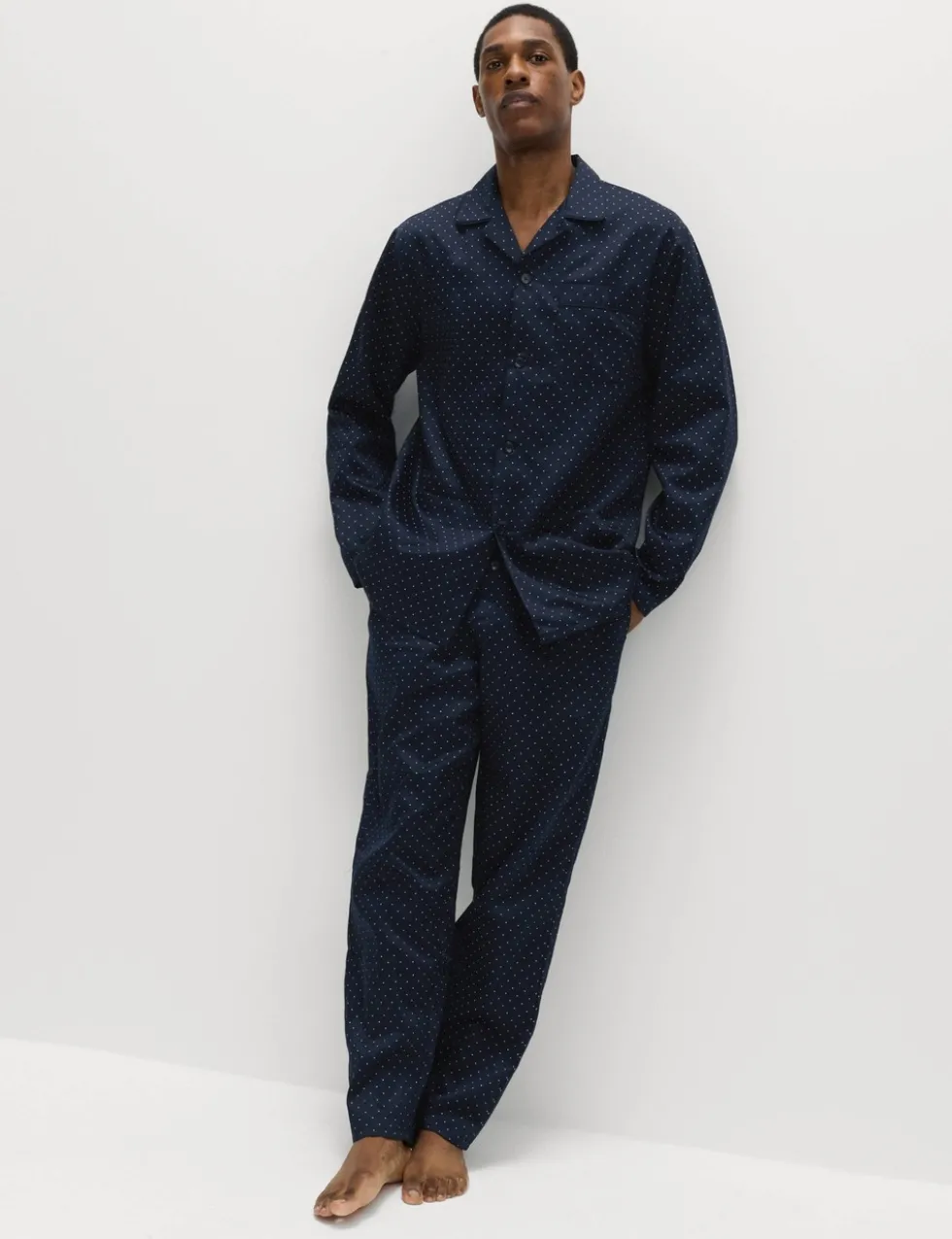 Pure Cotton Polka Dot Pyjama Set