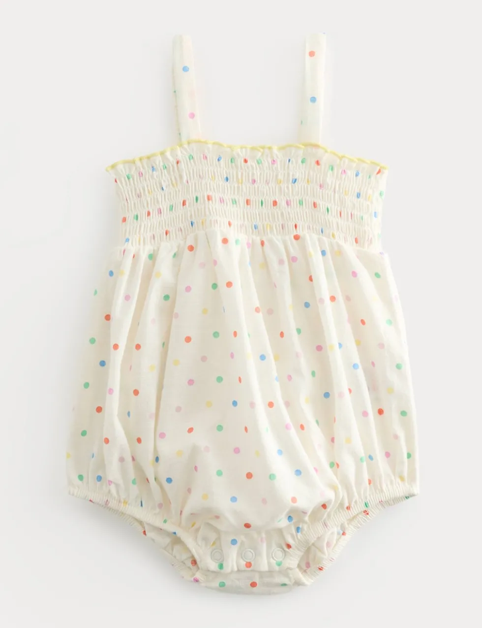 Pure Cotton Polka Dot Romper (0-2 Yrs)