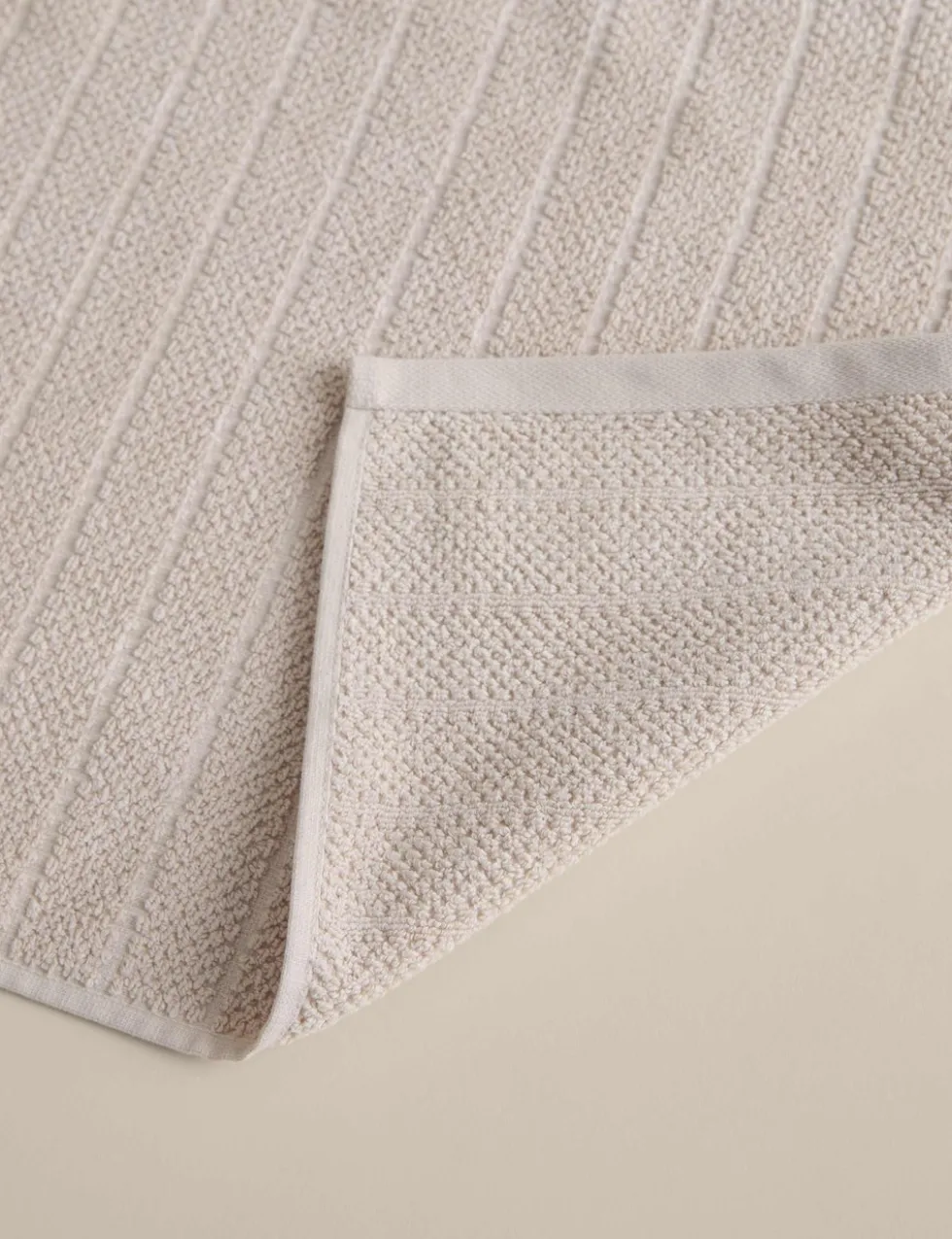 Pure Cotton Popcorn Stripe Towel