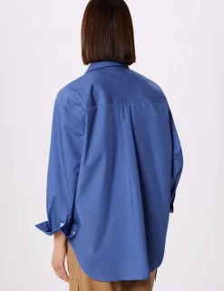 Pure Cotton Poplin Oversized Shirt
