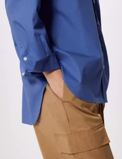 Pure Cotton Poplin Oversized Shirt