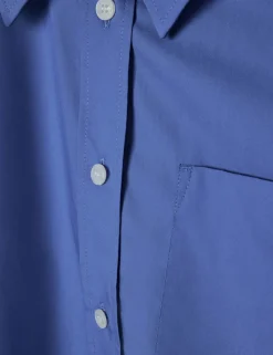 Pure Cotton Poplin Oversized Shirt