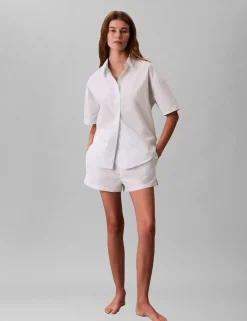 Pure Cotton Poplin Shortie Set