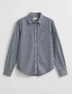 Pure Cotton Poplin Striped Shirt