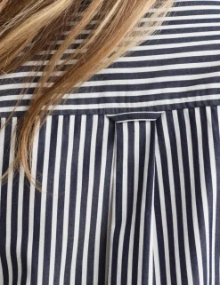 Pure Cotton Poplin Striped Shirt