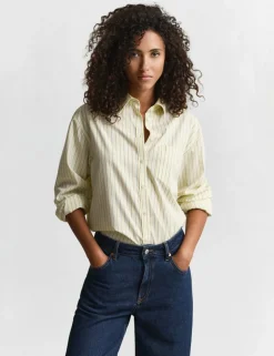 Pure Cotton Poplin Striped Shirt