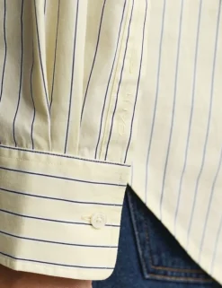 Pure Cotton Poplin Striped Shirt