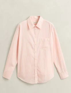 Pure Cotton Poplin Striped Shirt