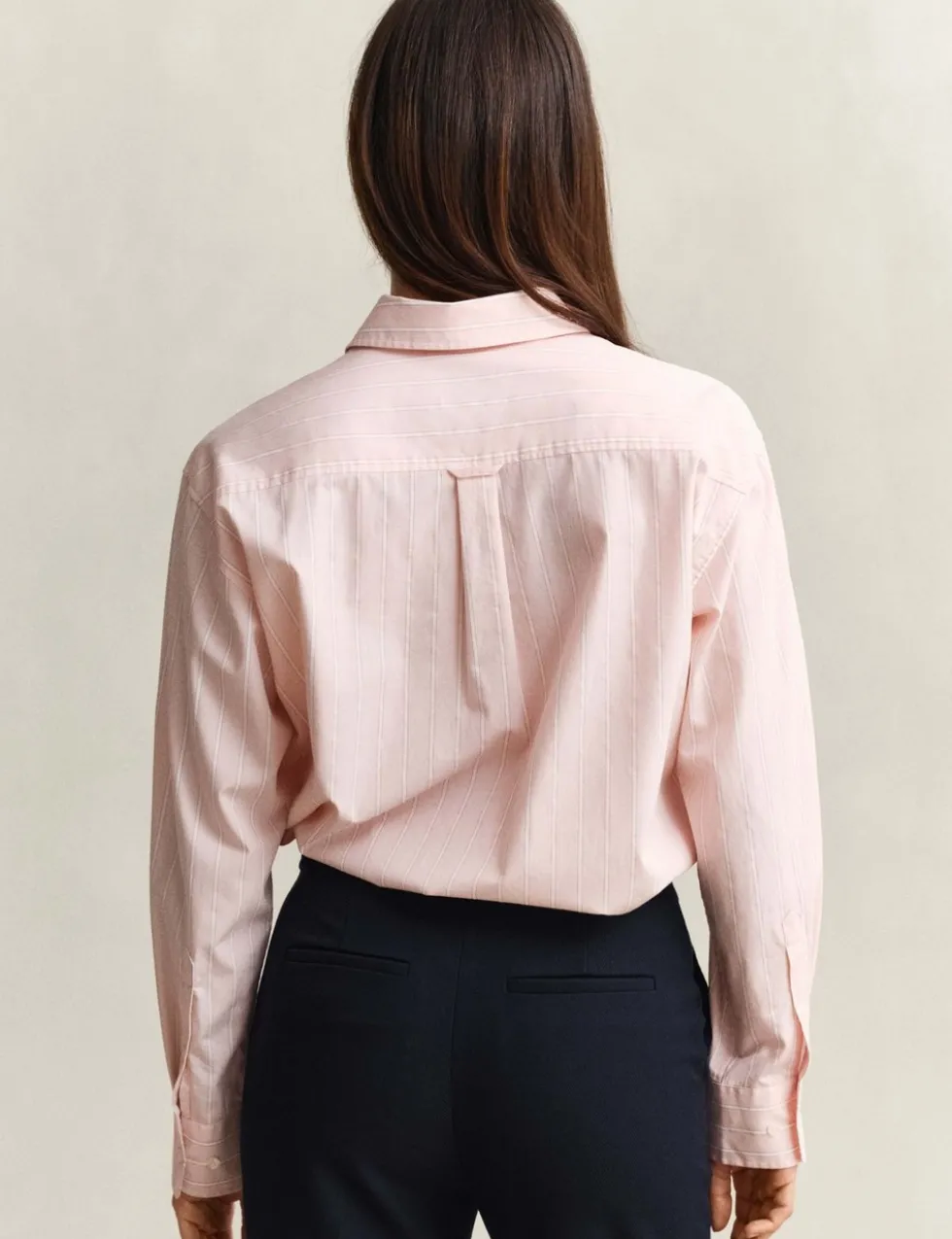 Pure Cotton Poplin Striped Shirt