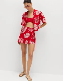 Pure Cotton Printed Beach Shirt