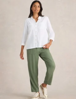 Pure Cotton Printed Button Through Shirt