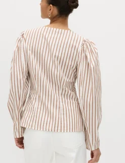 Pure Cotton Printed Button Through Blouse