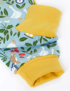Pure Cotton Printed Dungarees (3 Mths-5 Yrs)