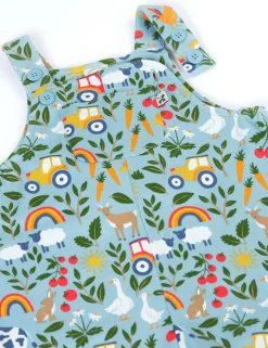 Pure Cotton Printed Dungarees (3 Mths-5 Yrs)