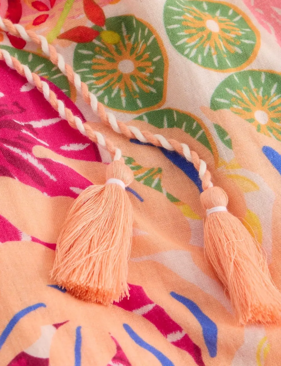 Pure Cotton Printed Knee Length Beach Dress