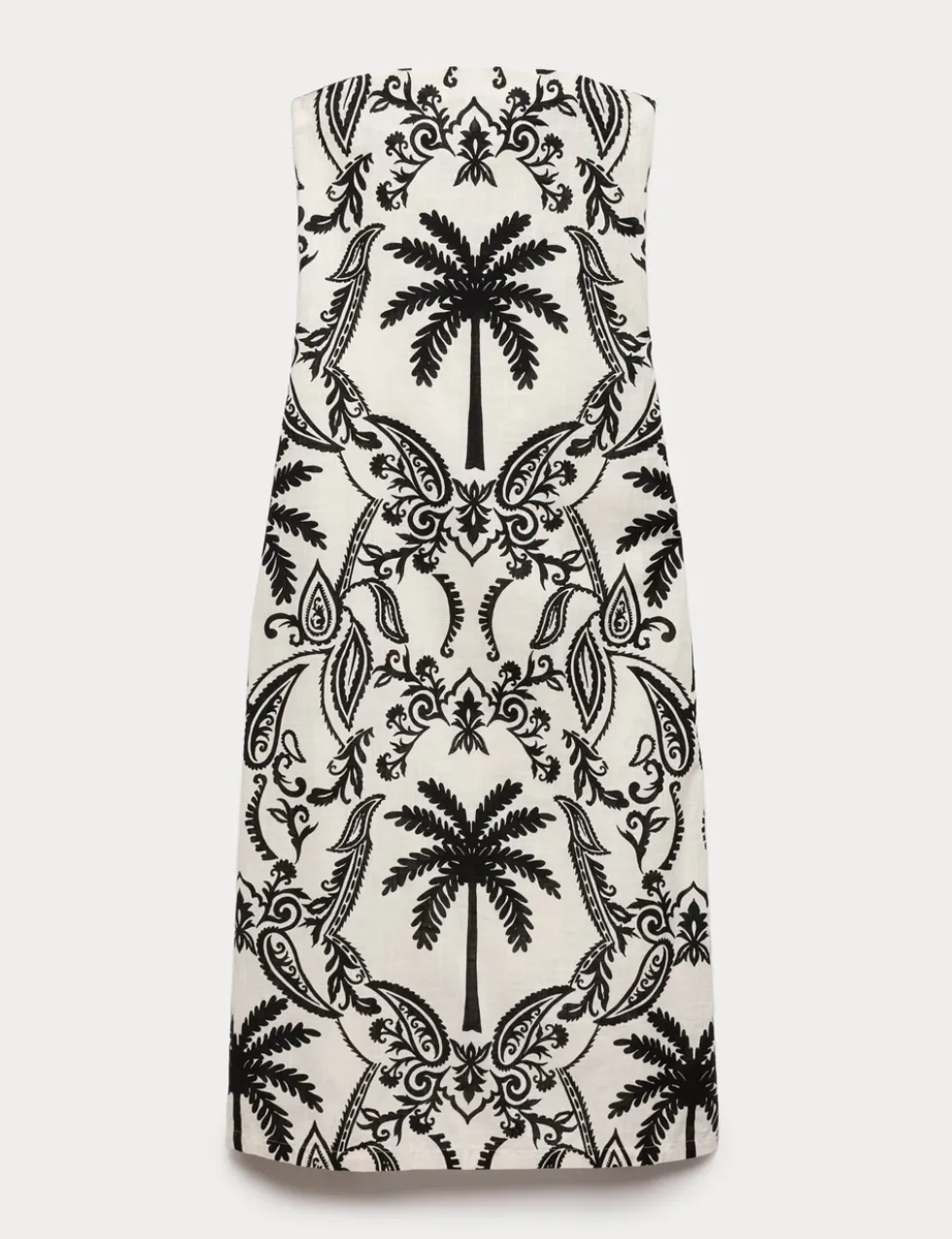 Pure Cotton Printed Midi Bandeau Dress