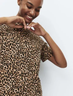 Pure Cotton Printed Nightdress