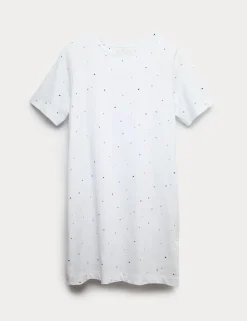 Pure Cotton Printed Nightdress