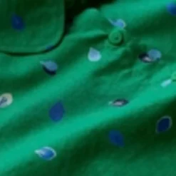 Pure Cotton Printed Peter Pan Collar Shirt