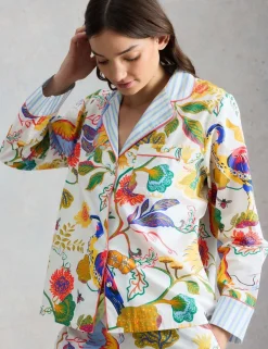 Pure Cotton Printed Pyjama Top