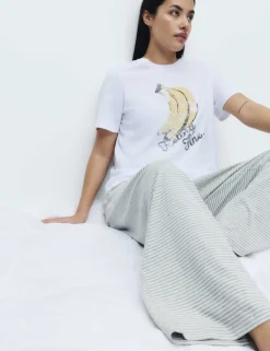 Pure Cotton Printed Pyjama Set