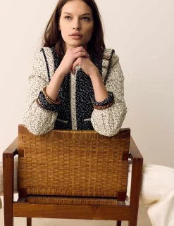 Pure Cotton Printed Quilted Jacket