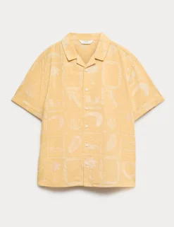 Pure Cotton Printed Shirt (6-16 Yrs)