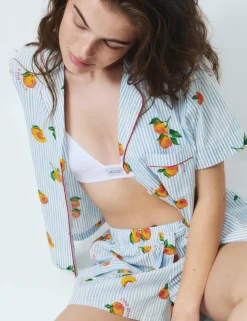 Pure Cotton Printed Shortie Set