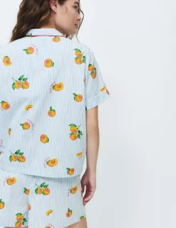 Pure Cotton Printed Shortie Set