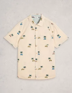 Pure Cotton Printed Short Sleeve Shirt
