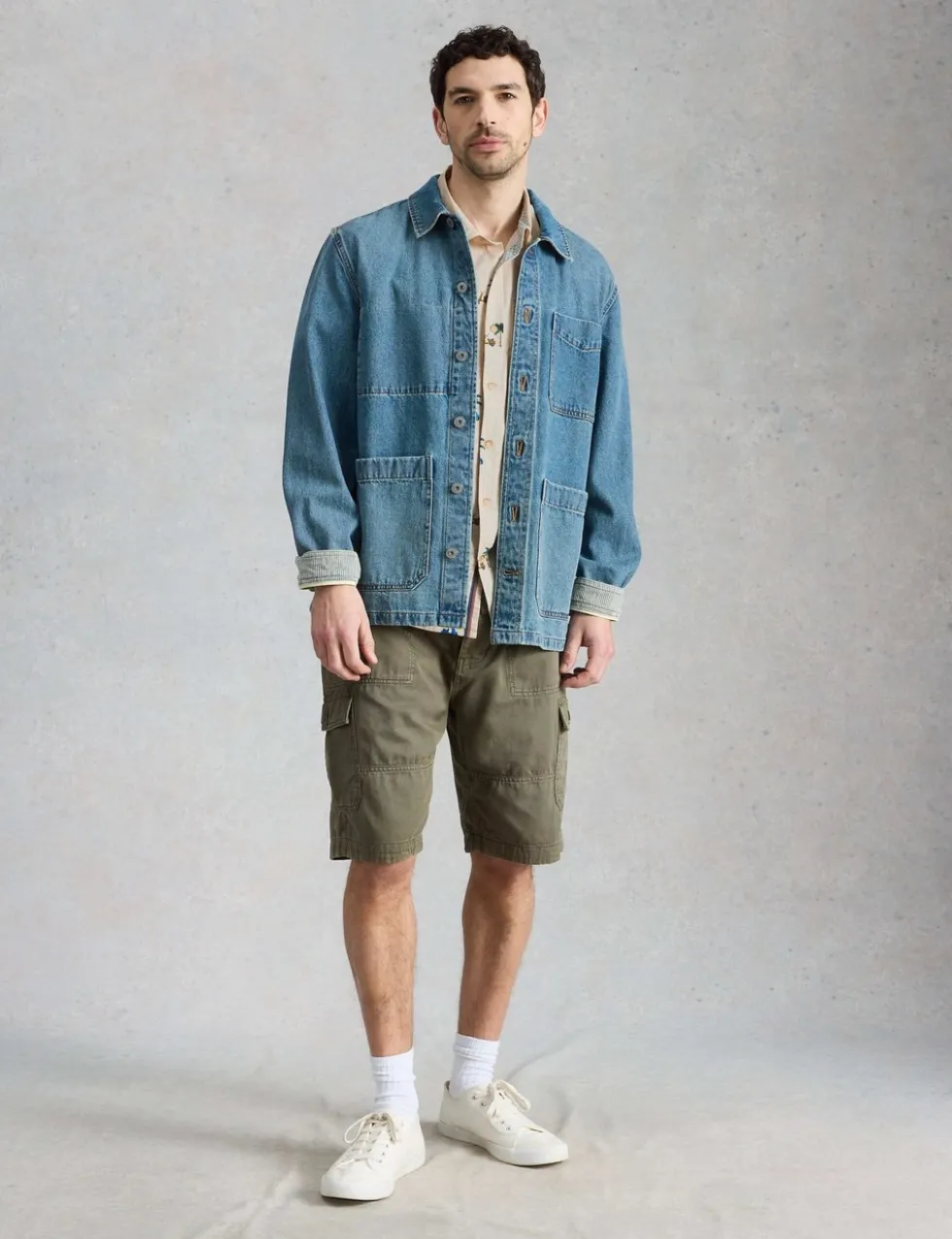 Pure Cotton Printed Short Sleeve Shirt