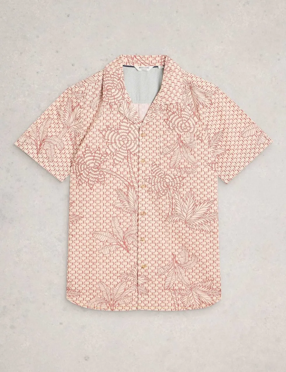 Pure Cotton Printed Short Sleeve Shirt