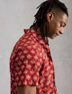 Pure Cotton Printed Short Sleeve Shirt