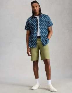 Pure Cotton Printed Short Sleeve Shirt