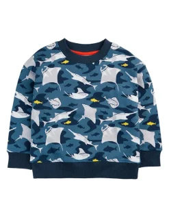 Pure Cotton Printed Sweatshirt (1-10 Yrs)