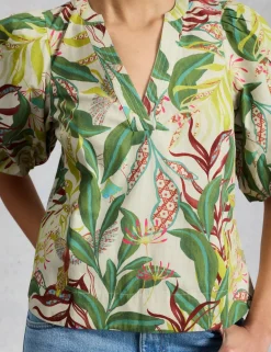 Pure Cotton Printed Top