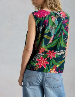 Pure Cotton Printed Vest